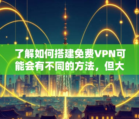 了解如何搭建免费VPN可能会有不同的方法，但大多数VPN都是基于订阅或付费服务的。以下是一些建议，帮助您搭建一个简单的VPN