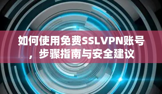 如何使用免费SSLVPN账号,步骤指南与安全建议 如何使用免费SSLVPN账号,步骤指南与安全建议