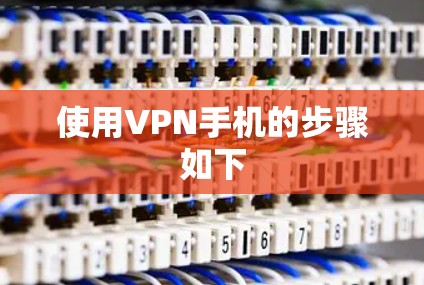 使用VPN手机的步骤如下