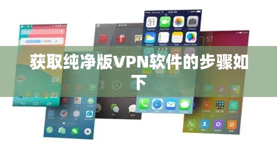 获取纯净版VPN软件的步骤如下 获取纯净版VPN软件的步骤如下